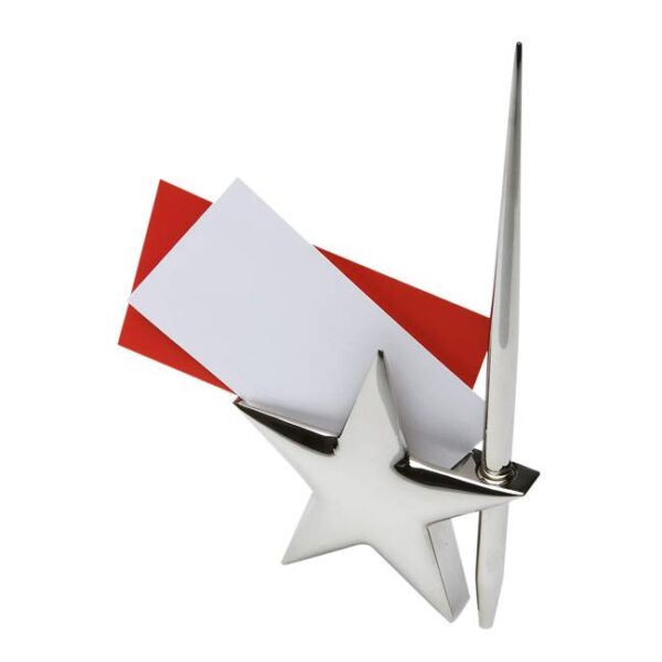 Porta tarjetas con Pluma, Star memo holder SKLESC-863-15