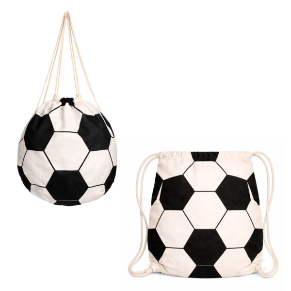 Morral promocional con diseño de balón de soccer | BL 350