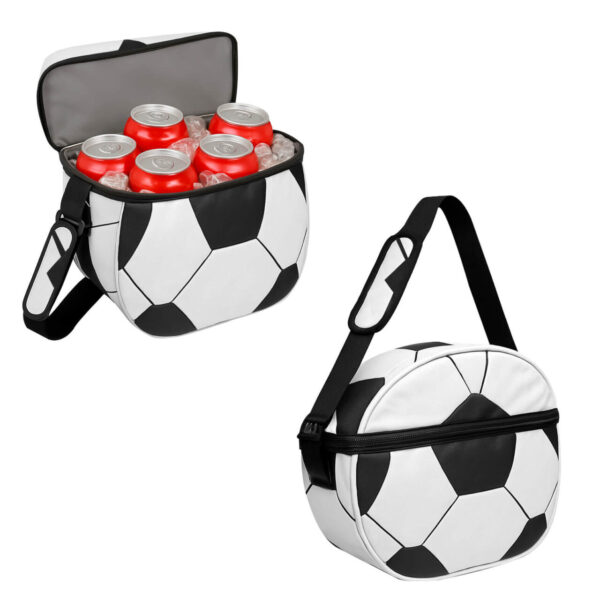 Hielera promocional con diseño de balón de soccer | MX 025