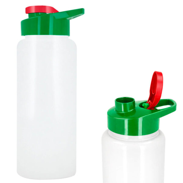 Cilindro tricolor con boquilla deportiva y asa | T 216