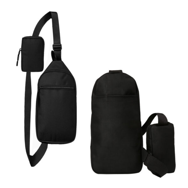 Bolsa promocional de hombro color negro | BL 315