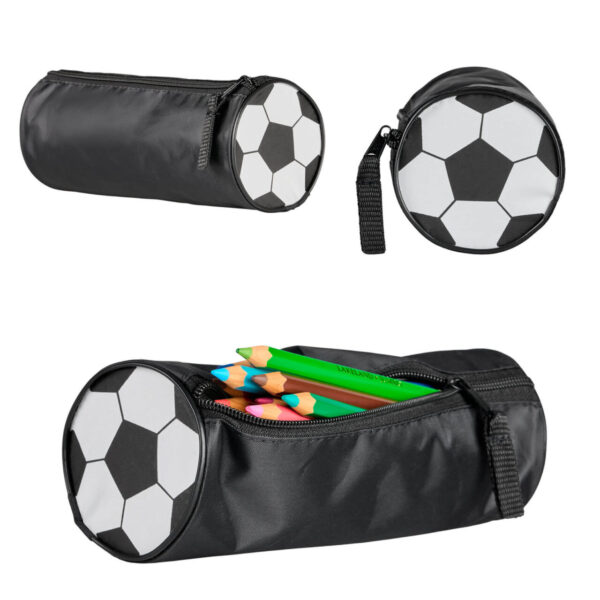 Lapicera con diseño de balón y cierre | O 160