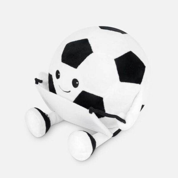 Peluche en forma de balón con banderín personalizable | SOC 981